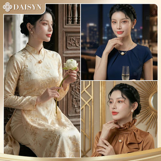 n1084 Vòng cổ sợi mảnh hạt 16li mặt ngọc trai thời trang phong cách cá tính cho nữ