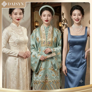 [ DAISYN ] N926  Dây chuyền ngọc nhân tạo cô dâu  ,  vòng cổ ngọc nhân tạo sang trọng cho nữ