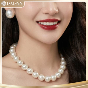 N817 dây chuyền hạt ngọc trai nhân tạo 14li chuỗi hạt ngọc trai nhân tạo sang trọng