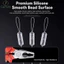 Set 100 Hạt Chặn Silicon, Hạt Chặn Phao Câu Đài Chặn Phao Câu Cá