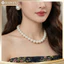 N599 choker dây chuyền vòng cổ hạt Ngọc hạt trai 12mm sang trọng cho nữ
