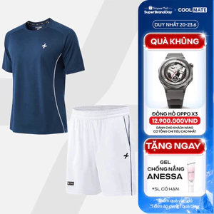Set bộ đồ thể thao nam Pickleball Áo FlexLine Active và Quần Dinkshot Essentials Coolmate