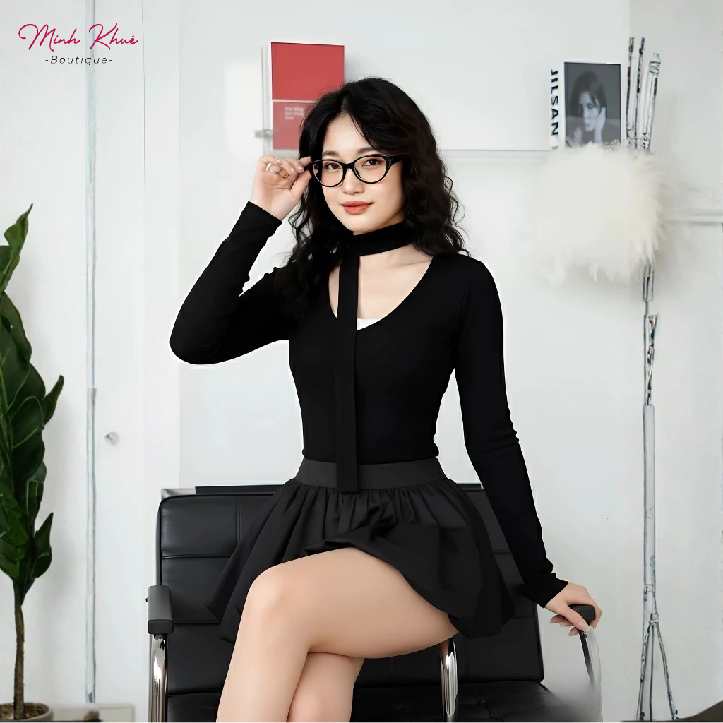 [Mở Bán] Chân Váy Bí Phồng Thun Kate Có Lót Trong Lưng Thun CV01 Form Xinh Trendy Phong Cách Hàn Quốc Minh Khuê Boutique