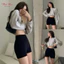 Quần Biker Short Nữ Thun Gân QU01 Co Giãn Ôm Form Tôn Dáng Năng Động Trendy Minh Khuê Boutique