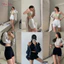 Quần Biker Short Nữ Thun Gân QU01 Co Giãn Ôm Form Tôn Dáng Năng Động Trendy Minh Khuê Boutique