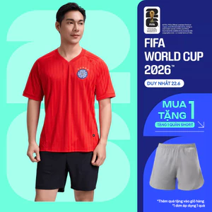 Áo thun nam cổ V Jacquard Exdry ProActive World Cup áo đa năng thể thao bóng đá, mặc hàng ngày COOLMATE