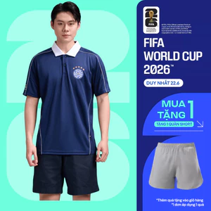 Áo polo nam phối bo cổ Exdry Performance World Cup, áo đa năng thể thao, áo mặc hàng ngày COOLMATE