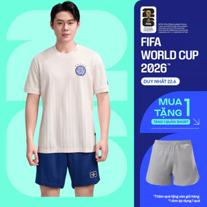 Áo thun cổ tròn Jacquard Exdry ProActive World Cup, áo đa năng thể thao Bóng đá, mặc hàng ngày COOLMATE
