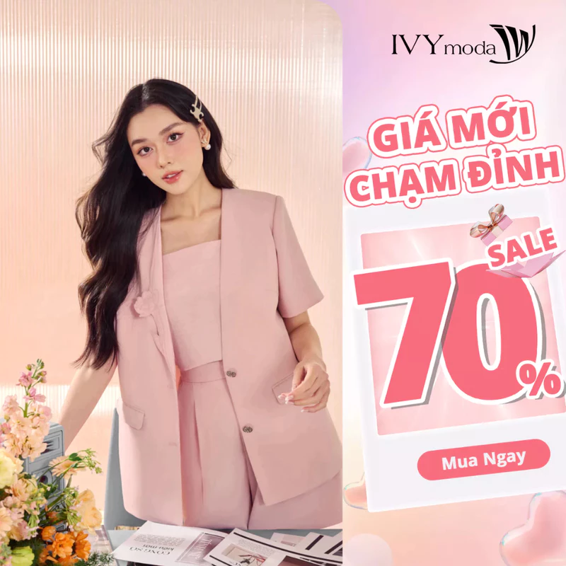 Áo Blazer nữ tay ngắn, áo blazer công sở dạo phố IVY moda MS 67M8817 — ảnh 1