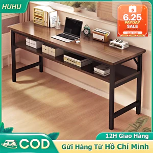 HUHU Bàn dài phòng ngủ tiết kiệm không gian cho nhiều người sử dụng khung chắc chắn