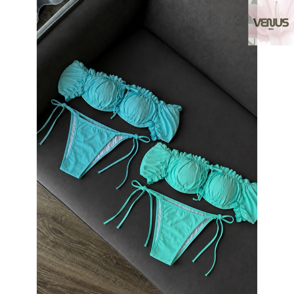 VENUS BIKINIS - 2 Mảnh Dây Freesize TIFFANY BLUE