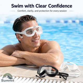 [COD] Kính Bơi Gọng Lớn Silicone Mềm Chống Thấm Nước Chống Sương Mù Chuyên Nghiệp Cho Nam & Nữ - KinhBoi-GongLon
