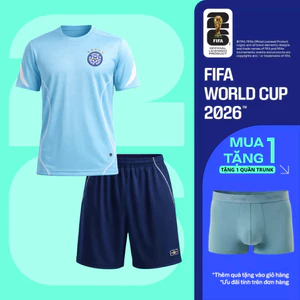 Set đồ thể thao bóng đá World Cup Áo thun phối tay Performance và Quần short ProActive COOLMATE