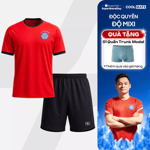 Set World Cup Exdry Performance Áo thun phối bo cổ Quần short, set đa năng thể thao Coolmate