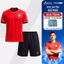 Set World Cup Exdry Performance Áo thun phối bo cổ Quần short, set đa năng thể thao Coolmate