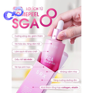 Tinh chất SGA Renew Peel SRX - Giúp dưỡng sáng da, trẻ hóa làn da, làm sạch tế bào da, điều tiết bã nhờn