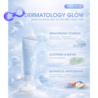 SRX Cloud Mask _ Kem dưỡng trắng body nâng tone tức thì (250ml)