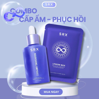 Combo Phục Hồi & Chống Lão Hóa SRX – Mặt Nạ Tế Bào Gốc Lipoderm Mask & Serum Nourishing Ampoule