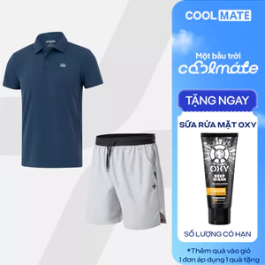 Set đồ thể thao nam Áo Polo Promax-S1 Quần 6 inch đai siêu co giãn, set Pickleball thoáng khí Coolmate
