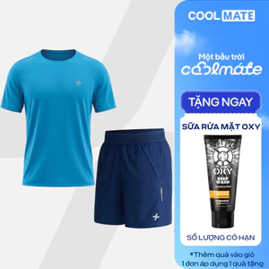 Set đồ thể thao nam chạy bộ Áo Thun Essentials và Quần short Swift Run thoáng khí, thoải mái Coolmate