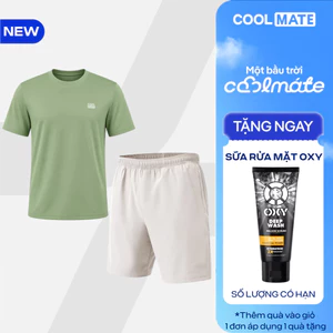 Set thể thao tập gym,Pickleball nam Áo Thun Essential + Quần Short 7inch thoáng khí Coolmate