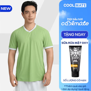 Áo thun thể thao nam cổ V Pickleball ZeroMark nhanh khô KHÔNG ĐỂ LẠI VỆT MỒ HÔI Coolmate