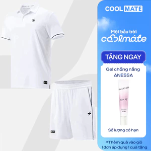 Set đồ bộ thể thao nam Pickleball Áo Polo Exdry và Quần Dink Shot Essentials thấm hút Coolmate