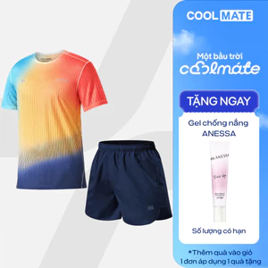Set thể thao đa năng Premium áo Graphic AirFlow Quần short Maxcool, set chạy bộ Coolmate
