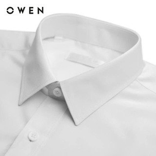 OWEN - Áo sơ mi dài tay trắng R Regular Fit AR258038DR26 màu Trắng chất liệu Poly Rayon