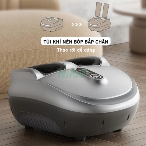 Máy massage bấm huyệt chân và bắp chân áp suất khí Nikio NK-187 - 2in1