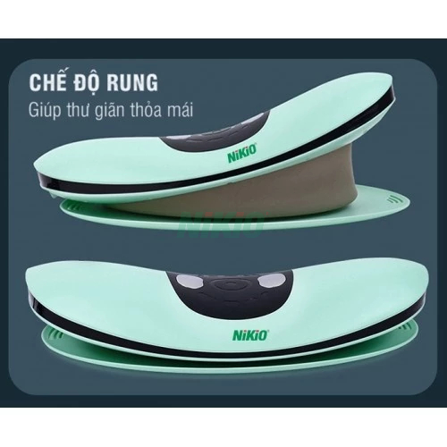 Máy massage thắt lưng cột sống Nikio NK-158 - Công nghệ 5in1, Pin sạc
