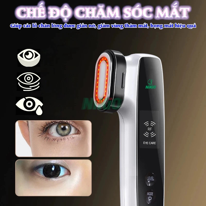 Máy nâng cơ mặt điện di RF đa năng Nikio NK-128 - Hàng cao cấp