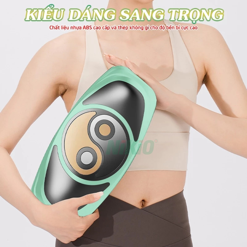 Máy Massage Lưng Cao Cấp Rung Chườm Ấm Nikio NK-159 - Kéo Giãn Giúp Giảm Đau Thắt Lưng