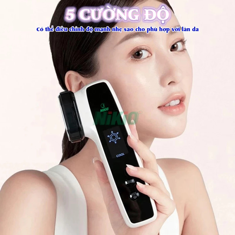 Máy nâng cơ mặt điện di RF đa năng Nikio NK-128 - Hàng cao cấp