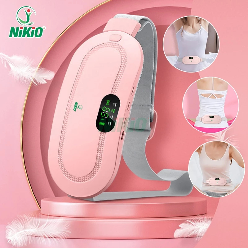 Đai chườm nóng massage bụng và lưng Nikio NK-162 - Giảm đau bụng kinh, quà cho bạn gái, cho mẹ