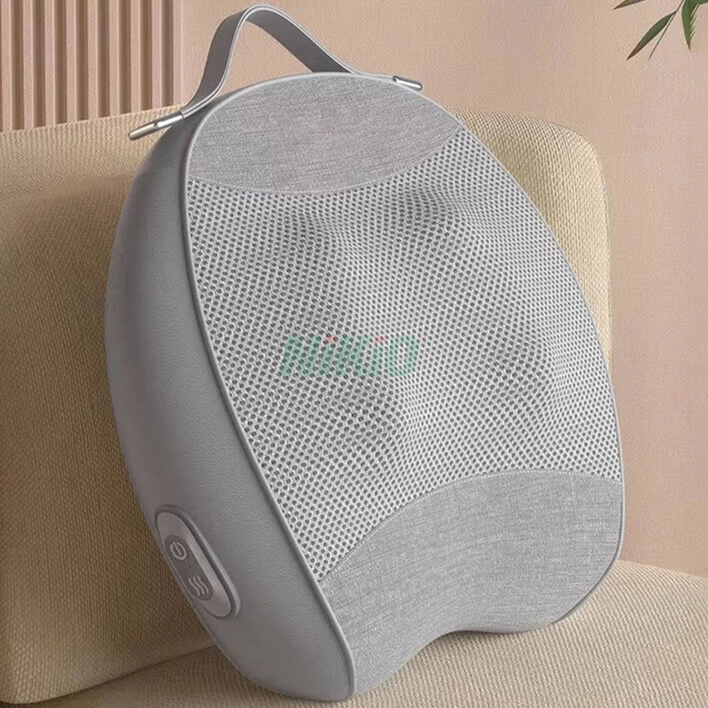 Gối Massage Lưng Đa Năng Nikio NK-137 - Pin Sạc, Con Lăn 6D Massage Thắt Lưng Chuyên Sâu