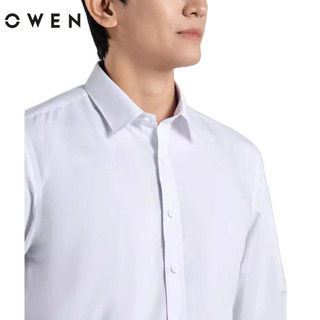 OWEN - Áo sơ mi dài tay trắng R Regular Fit AR258038DR26 màu Trắng chất liệu Poly Rayon