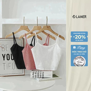 Áo Nữ Hai Dây Croptop VIEN TRAN V61R22H008