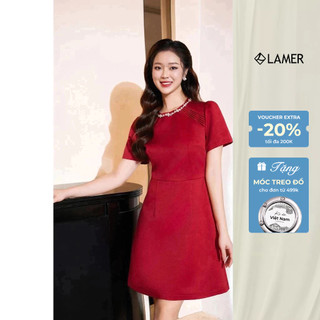 Đầm dạ hội dáng A cổ đính đá SHE'S BACK S63R23Q069