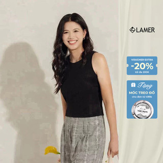 Áo Thun Yếm Sát Nách Croptop Đính Logo VIEN TRAN V61R24H028