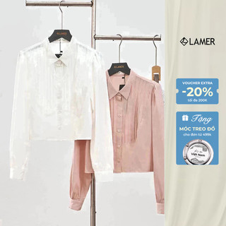 Áo sơ mi dáng ôm mí ngực tay dài, măng séc tay LAMER O61H24Q029