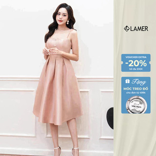 Đầm Dạ Hội SHE'S BACK Ly Xòe Đính Đá S63L23Q015