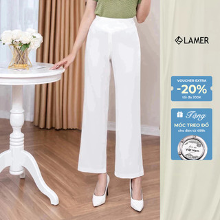 Quần ống rộng dáng dài cạp liền LAMER L64W23Q016