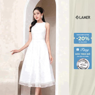 Đầm Dạ Hội SHE'S BACK Xòe Đắp Ren S63L23Q044