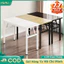 HUHU Bàn học làm việc gấp gọn khung chắc chắn Tiết kiệm không gian Mặt bàn bằng gỗ MDF dày 18mm