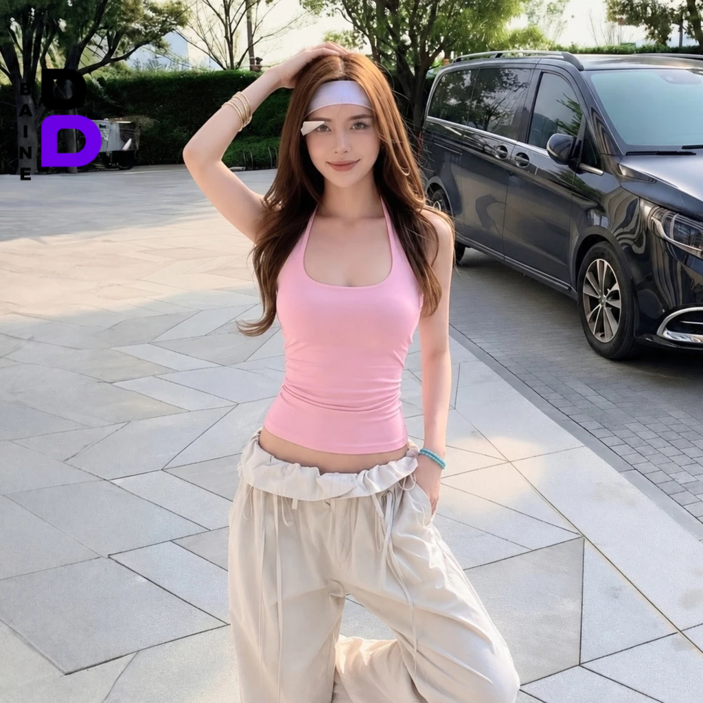 [KO MÚT/CÓ MÚT] Áo Thun Nữ Ôm Body CỔ YẾM TRƠN DÁNG DÀI Chất BORIP LỤA DD05, Co Giãn, Mềm Mịn BAINE | BigBuy360 - bigbuy360.vn