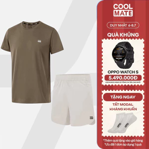Set thể thao Áo Thun Promax-S1 Quần 6inch zipped set Tennis Typti Pickleball thoáng khí Coolmate