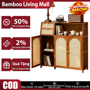 Tủ Đựng Đồ Kệ Tủ Đa Năng Tủ Vintage Tiết Kiệm Không Gian Góc Bar Mini Phòng Ăn Phòng Khách