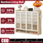 Tủ Giày Tre Tủ Giày Thông Minh Thu Nạp Với Cửa Chống Bụi Cho Phòng Khách Phong Cách Tự Nhiên