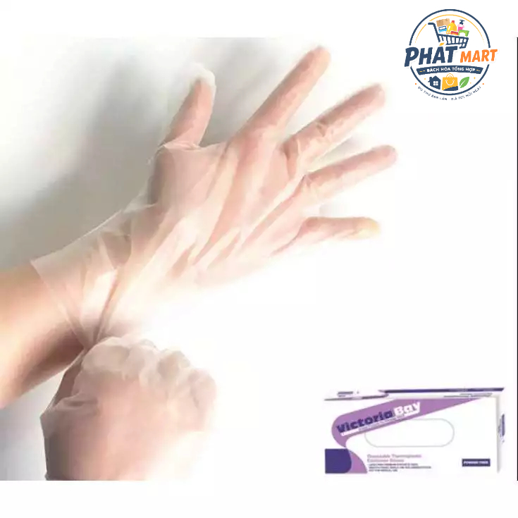 Hộp 100 Găng Tay Nilon TPE Siêu Dai - Bao Tay Làm Bếp Nấu Ăn, Chế Biến Thực Phẩm, Vệ Sinh Nhà Cửa